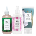 R+Co TEACUP Anti-Pollution Detox Rinse, CANDY STRIPE Protect + Prep Detangling Spray & COOL WIND pH Perfect Air Dry Crème Bundle – Hydration, Protection & Styling for All Hair Types - TrustMedUSA