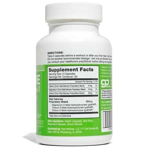 Real Ketones BHB Exogenous Ketones Keto Pills Keto Electrolytes Pills for Enhanced - TrustMedUSA