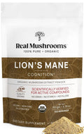 Real Mushrooms Lion’s Mane Powder - Organic Lions Mane Mushroom Extract - TrustMedUSA