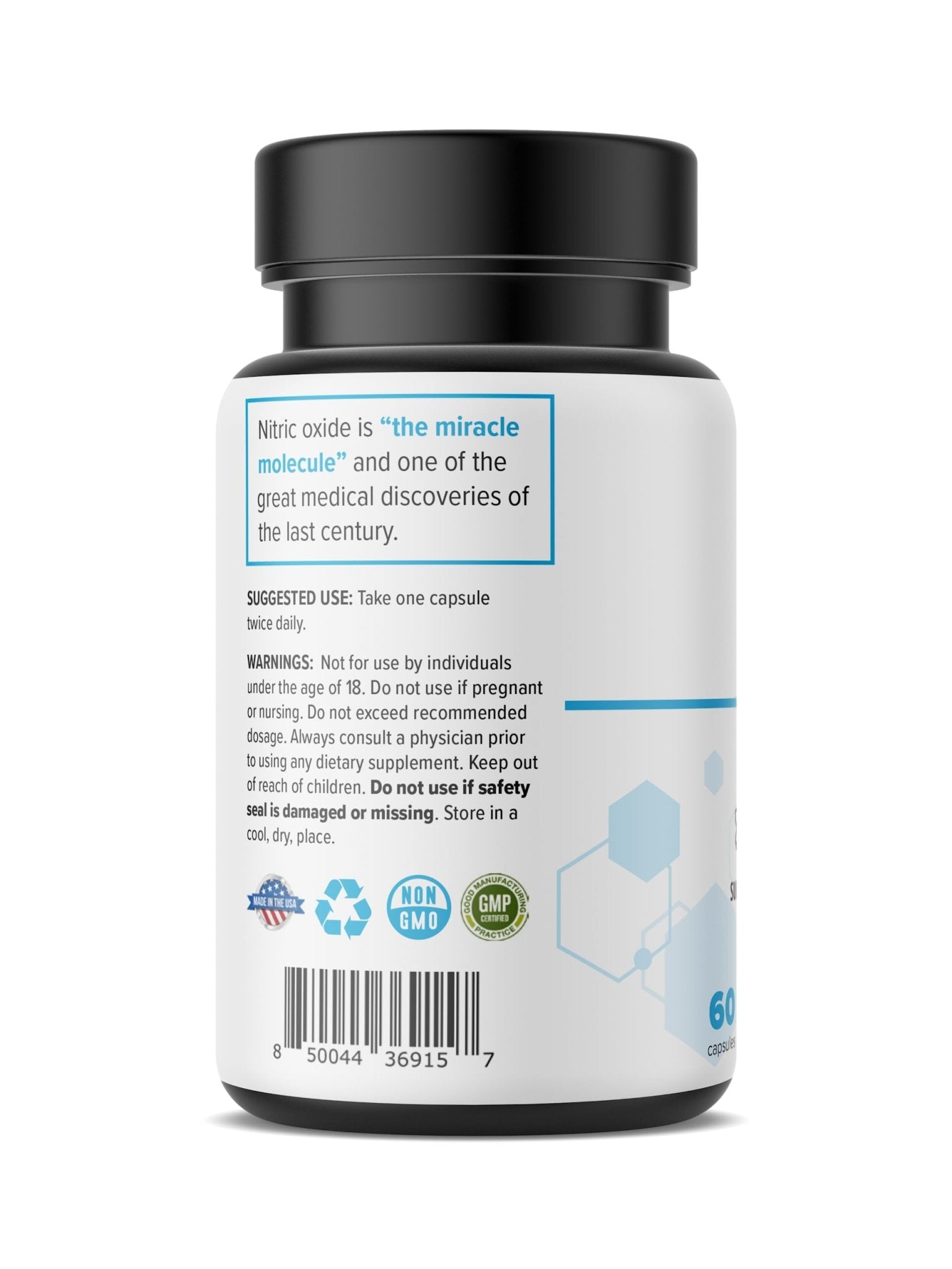 Real Science Cystic Miracle - Lung Support Supplement for Breathing Support and Mucus Clearance – with Vinitrox & GABA to Help Clear Lungs and Aid Respiratory Health, Made in USA, 60 Caps - TrustMedUSA