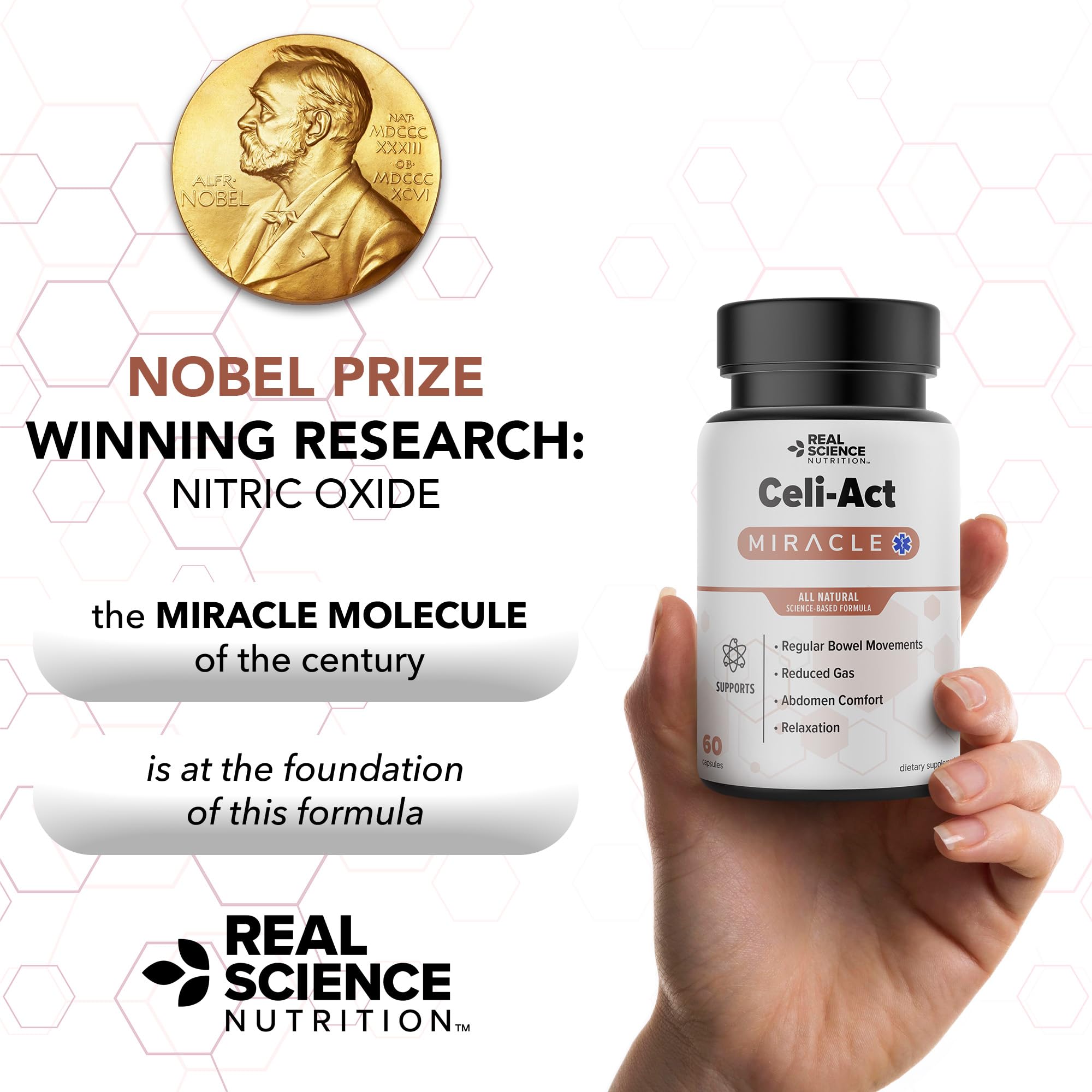 Real Science Nutrition Celi-Act Miracle is a Natural Supplement to Support Celiac Discomfort and Digestive Health - TrustMedUSA