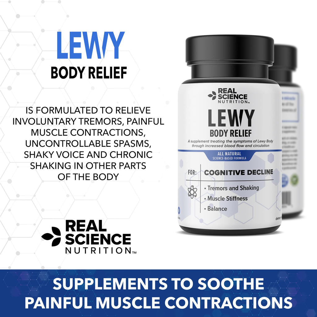 Real Science Nutrition Offers Lew-X - A Nutritional Supplement Formulated for Lewy Body Relief to Support Memory & Clarity, Cognitive Enhancement, Relieve Tremors, Shaking, and Muscle Stiffness, - TrustMedUSA