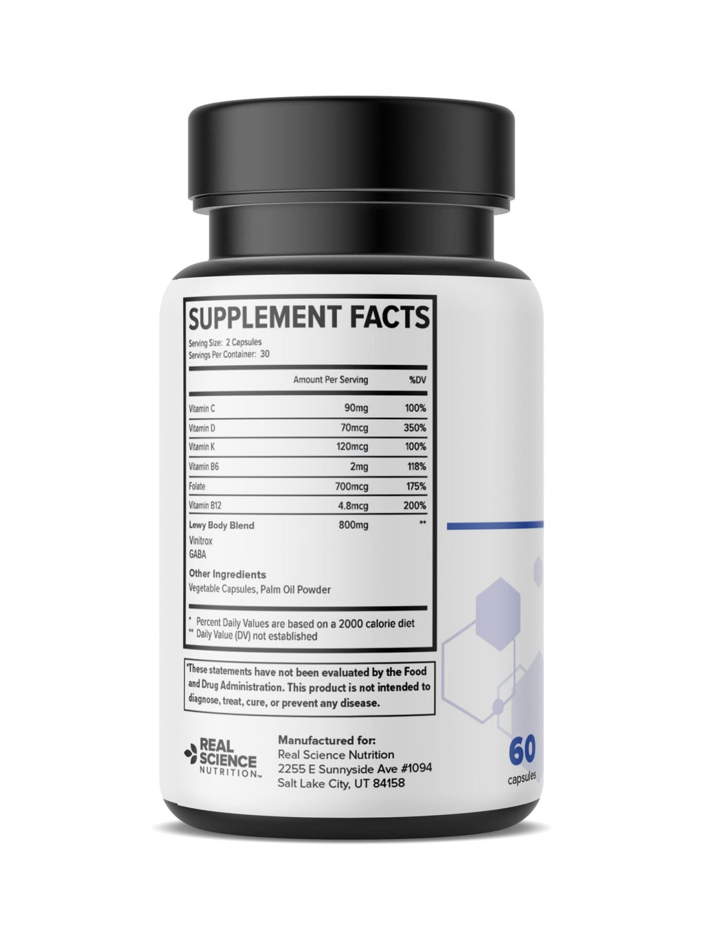Real Science Nutrition Offers Lew-X - A Nutritional Supplement Formulated for Lewy Body Relief to Support Memory & Clarity, Cognitive Enhancement, Relieve Tremors, Shaking, and Muscle Stiffness, - TrustMedUSA