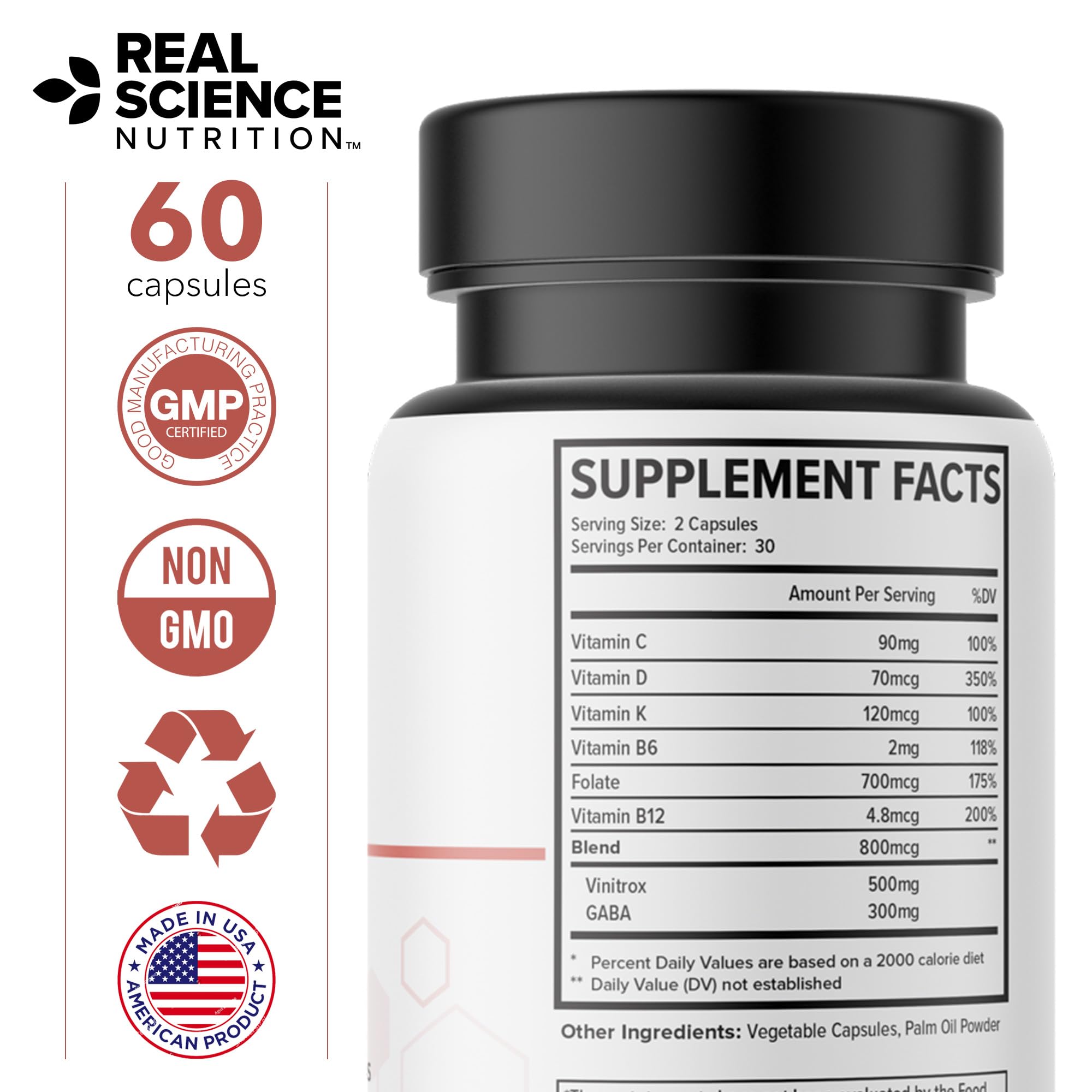 Real Science Nutrition Offers Memory Miracle – Brain and Memory Support Supplement for Focus, Mental Clarity & Brain Health – Nootropic Brain Booster with Nitric Oxide – 60 Capsules - TrustMedUSA