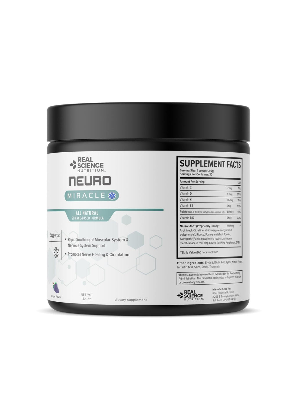 Real Science Nutrition Offers Neuropathy Miracle a Natural Powder Supplement to Improve Circulation and Provide Relief for Neuropathy - TrustMedUSA