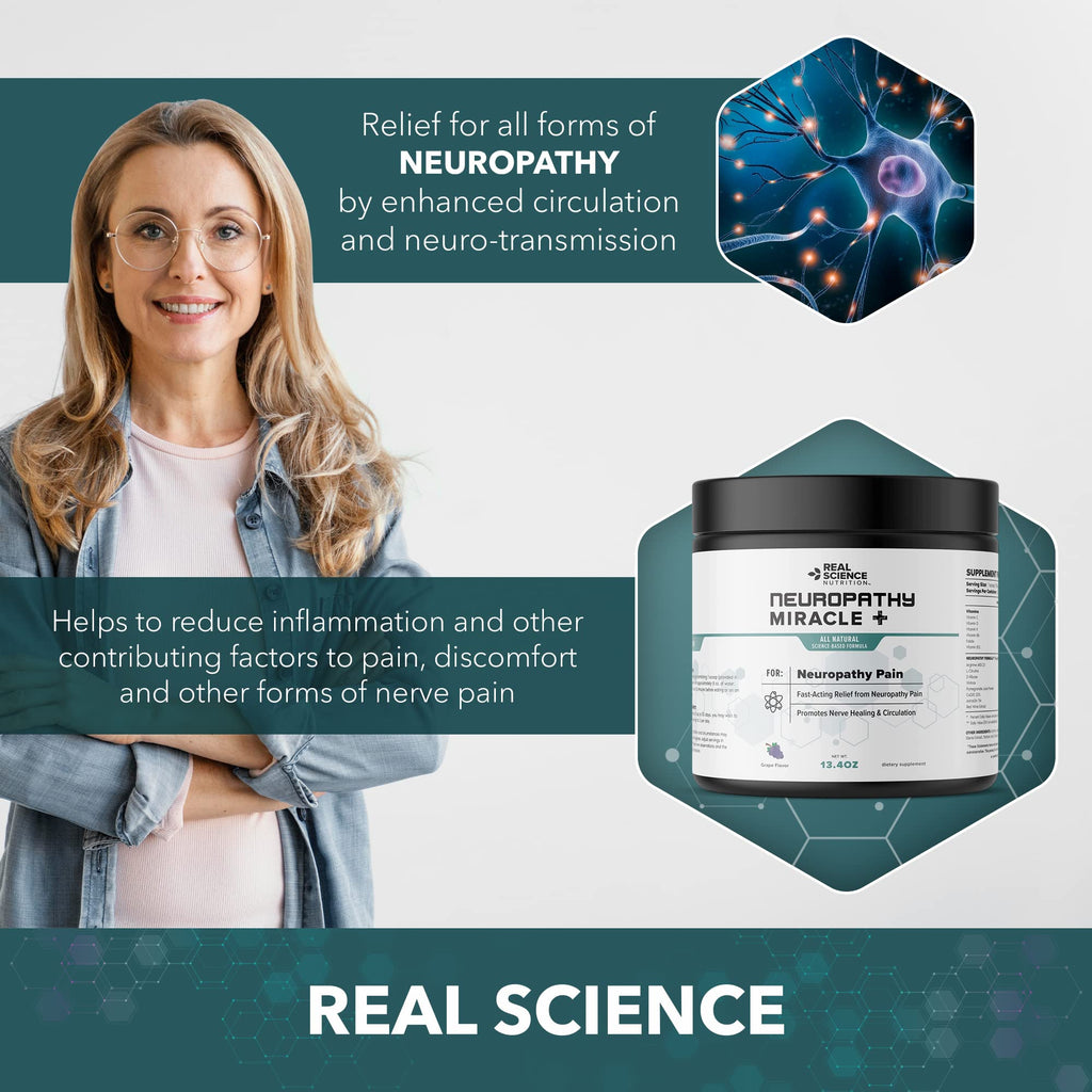 Real Science Nutrition Offers Neuropathy Miracle a Natural Powder Supplement to Improve Circulation and Provide Relief for Neuropathy - TrustMedUSA