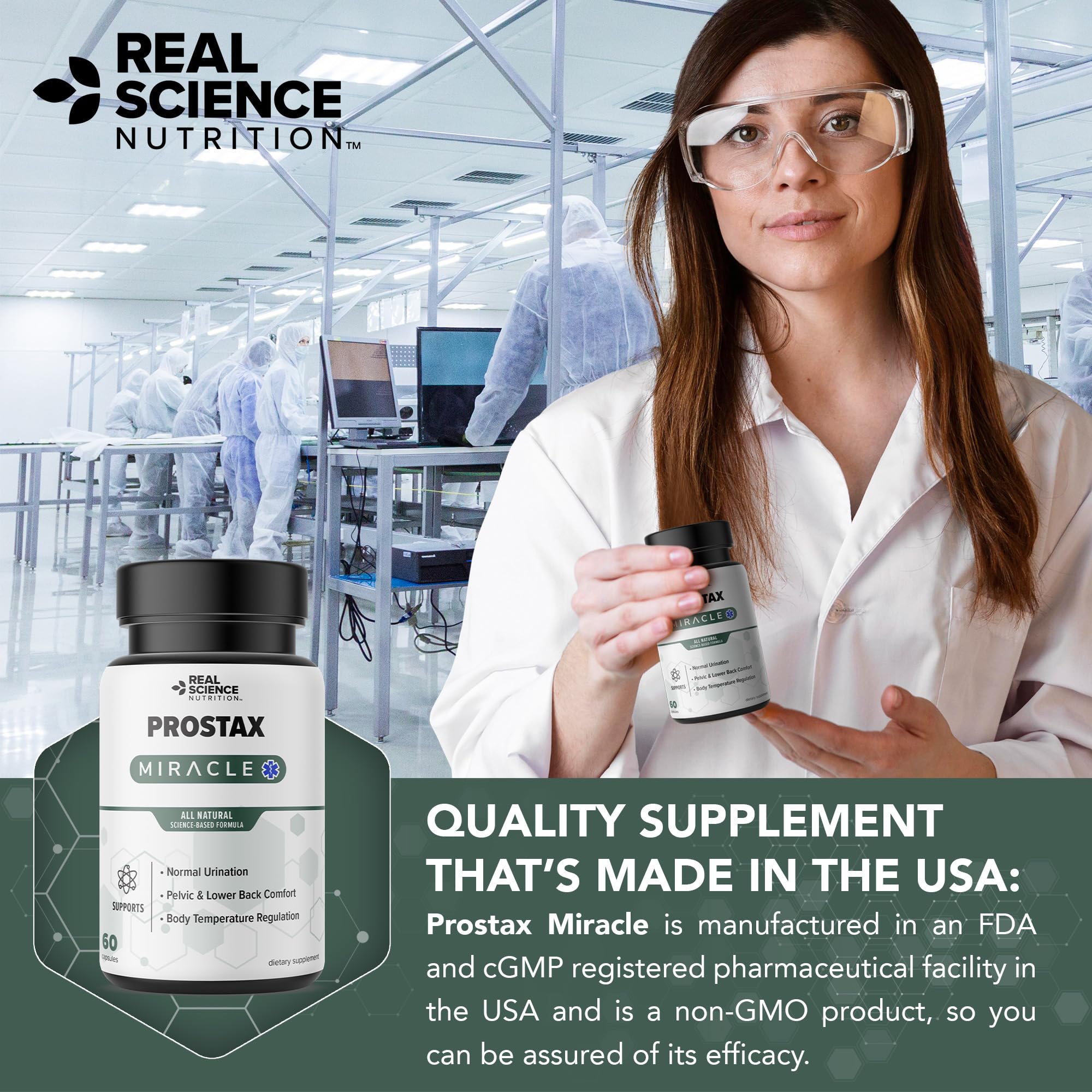 Real Science Nutrition Offers Prostax Miracle: A Natural Supplement for Bladder and Kidney Health, Mens Health Products - TrustMedUSA