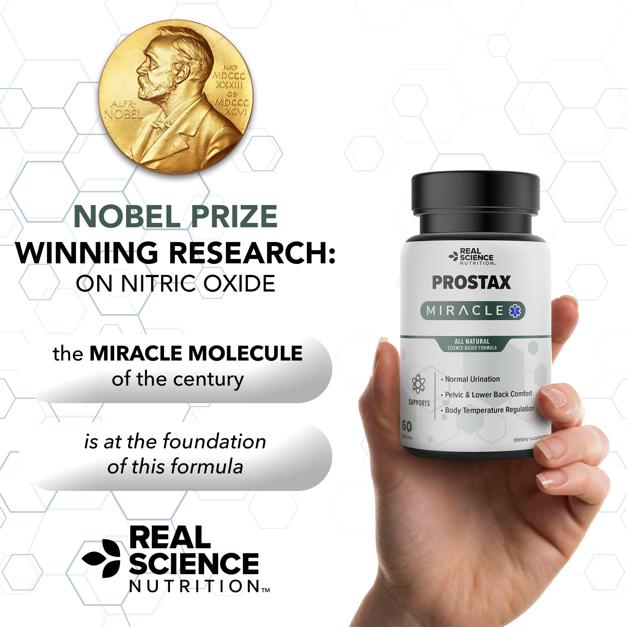 Real Science Nutrition Offers Prostax Miracle: A Natural Supplement for Bladder and Kidney Health, Mens Health Products - TrustMedUSA