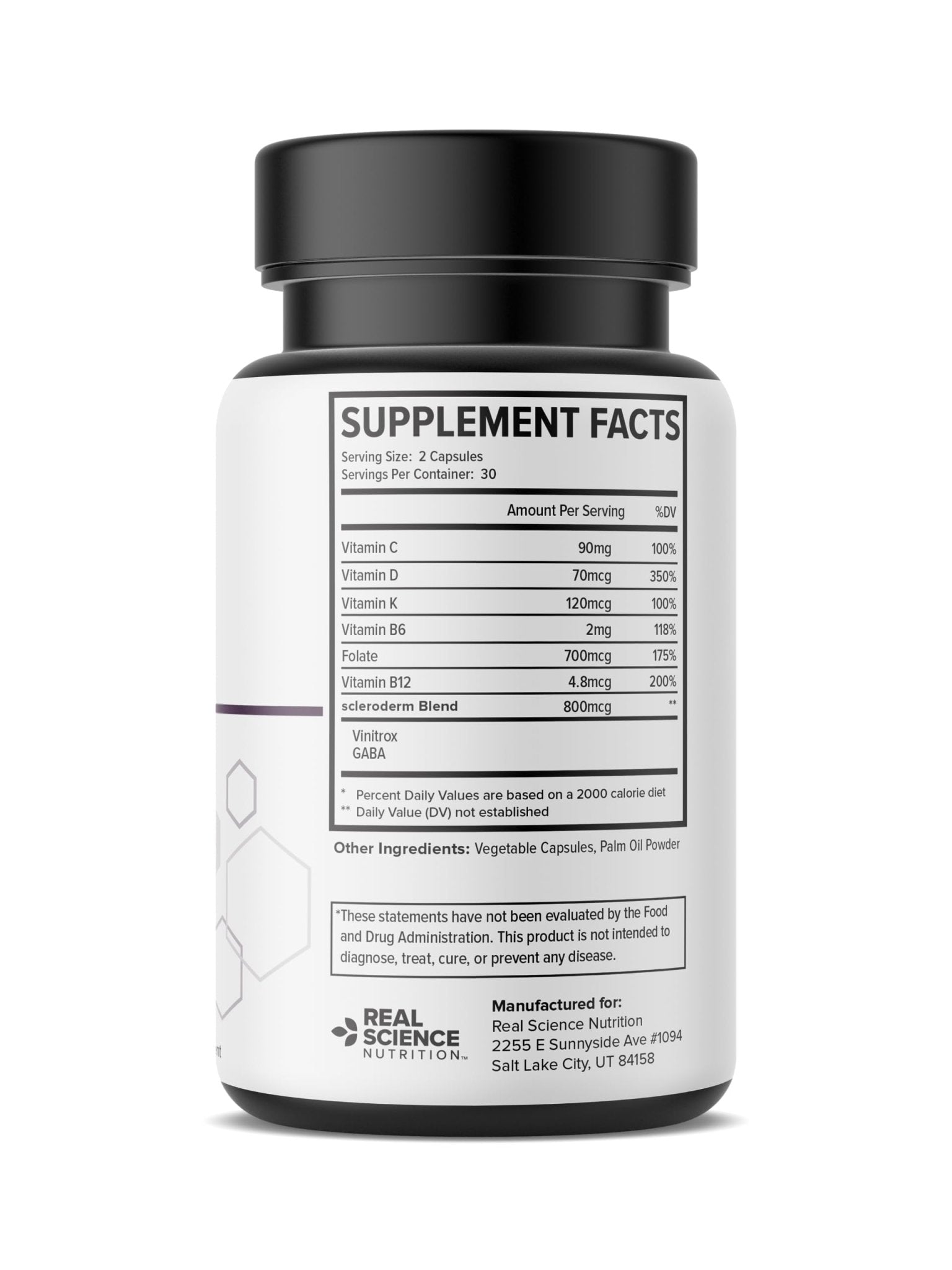 Real Science Nutrition ScleroEase Miracle Offers Relief to sufferers of Scleroderma, Supporting Flexible & Supple Skin, Comfortable Joint Movement, Comfortable Digestion, and Healthy Skin - TrustMedUSA