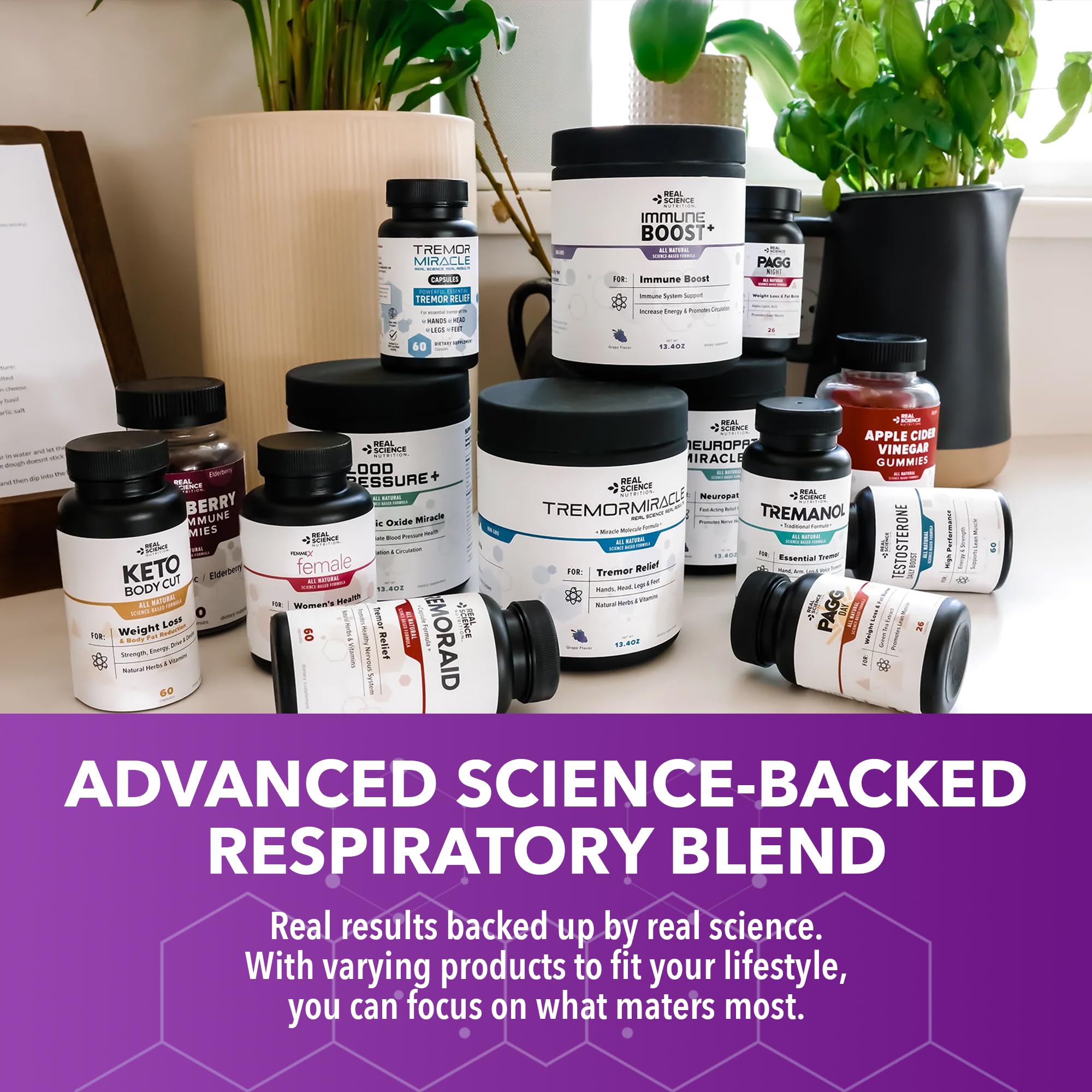 Real Science Oxygenate Miracle – Daily Lung & Circulation Support Supplement for Breathing Comfort and Energy – Supports Respiratory Function and Overall Wellness, 60 Caps - TrustMedUSA