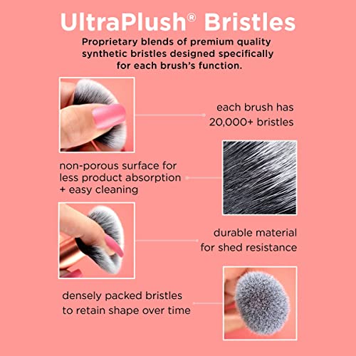 Real Techniques Extra Big Powder Brush, Large Makeup Brush For Powder, Fluffy Head For All-Over Setting, XL Oversized Brush For Quick Application, Cruelty-Free, Synthetic Bristles, 1 Count - TrustMedUSA
