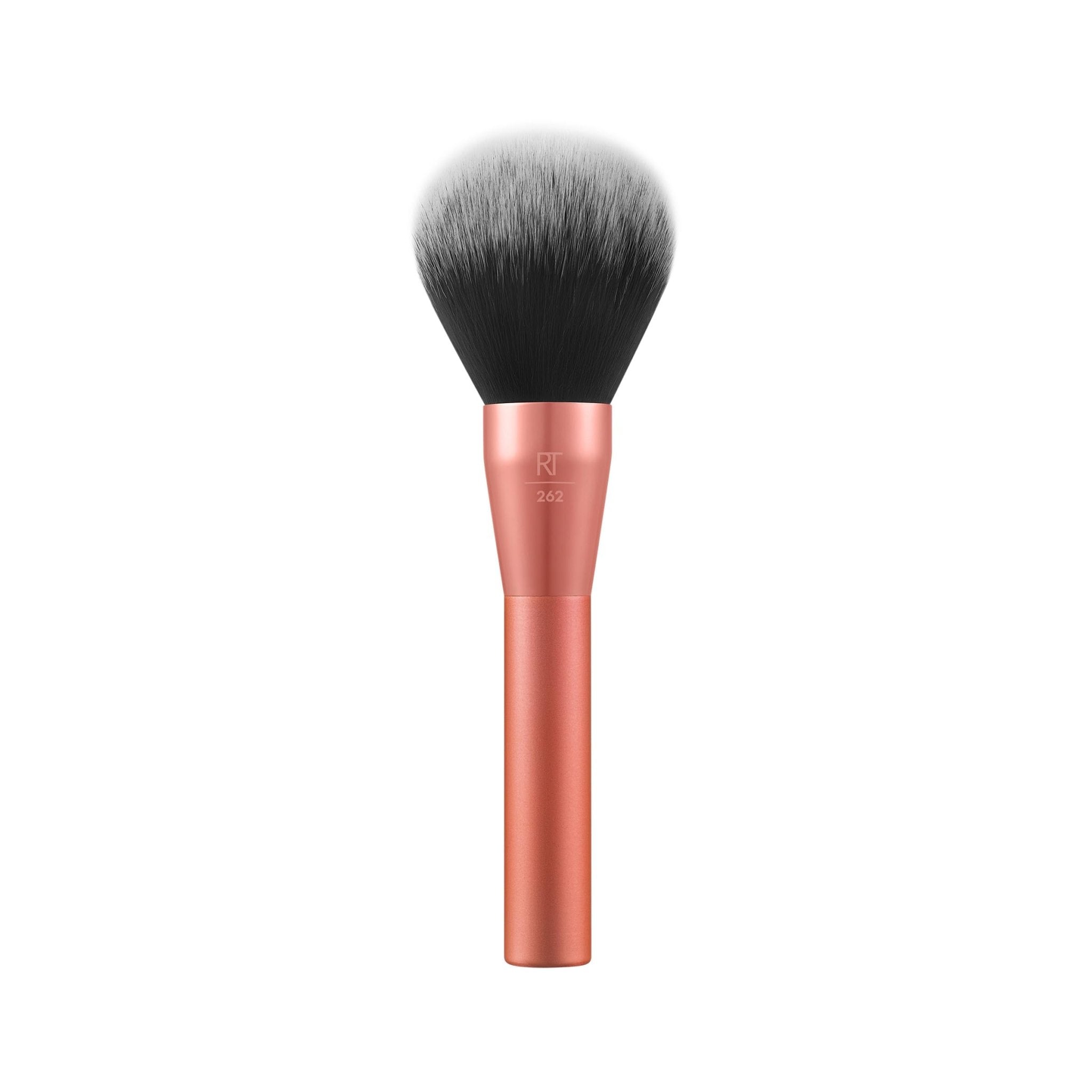 Real Techniques Extra Big Powder Brush, Large Makeup Brush For Powder, Fluffy Head For All-Over Setting, XL Oversized Brush For Quick Application, Cruelty-Free, Synthetic Bristles, 1 Count - TrustMedUSA