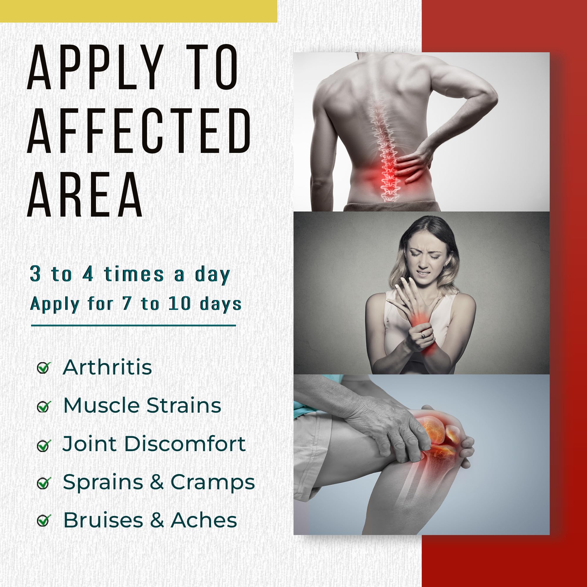 Real Time Pain Relief Cream 16oz Bottle | 17 Natural Ingredients: 1.25% Menthol, Arnica & MSM | Muscle Strain & Joint Discomfort Relief for Arthritis, Cramps, Sprains, Bruises, Hands, Back & Knee Pain - TrustMedUSA