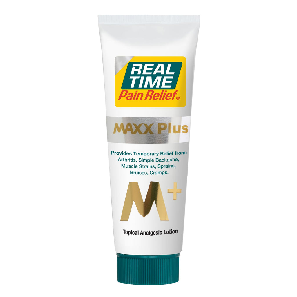 Real Time Pain Relief MAXX Plus - 7oz Tube | Intensive Formula with 19 Natural Ingredients Including Hemp Oil | Fast-Acting Relief for Muscle Pain, Arthritis, Backaches, and More - TrustMedUSA