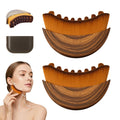 Recuvia Face Brush for Lymphatic Drainage, Gua Sha Brush for Face, Lymphatic Contour Face Brush Eliminate Puffiness, Lifting and Firming, Sculpting, Improves Skin Glow, Fit The Skin Precisely (2pcs) - Maple Wellness Supplements