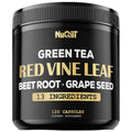Red Vine Leaf Extract 15000mg Beet Root 3000mg Organic Green Tea 3000mg Supplement & More - Support Heart Health, Strength, Immune System & Body Management - 120 Vegan Capsules for 2-Month Supply - TrustMedUSA