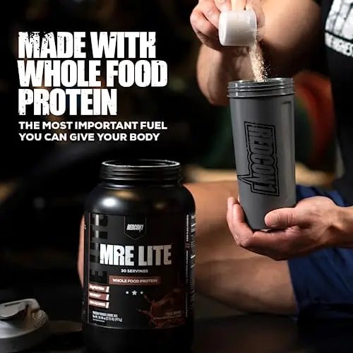 REDCON1 MRE Lite Whole Food Protein Powder, Blueberry Cobbler - Low Carb & Whey - TrustMedUSA