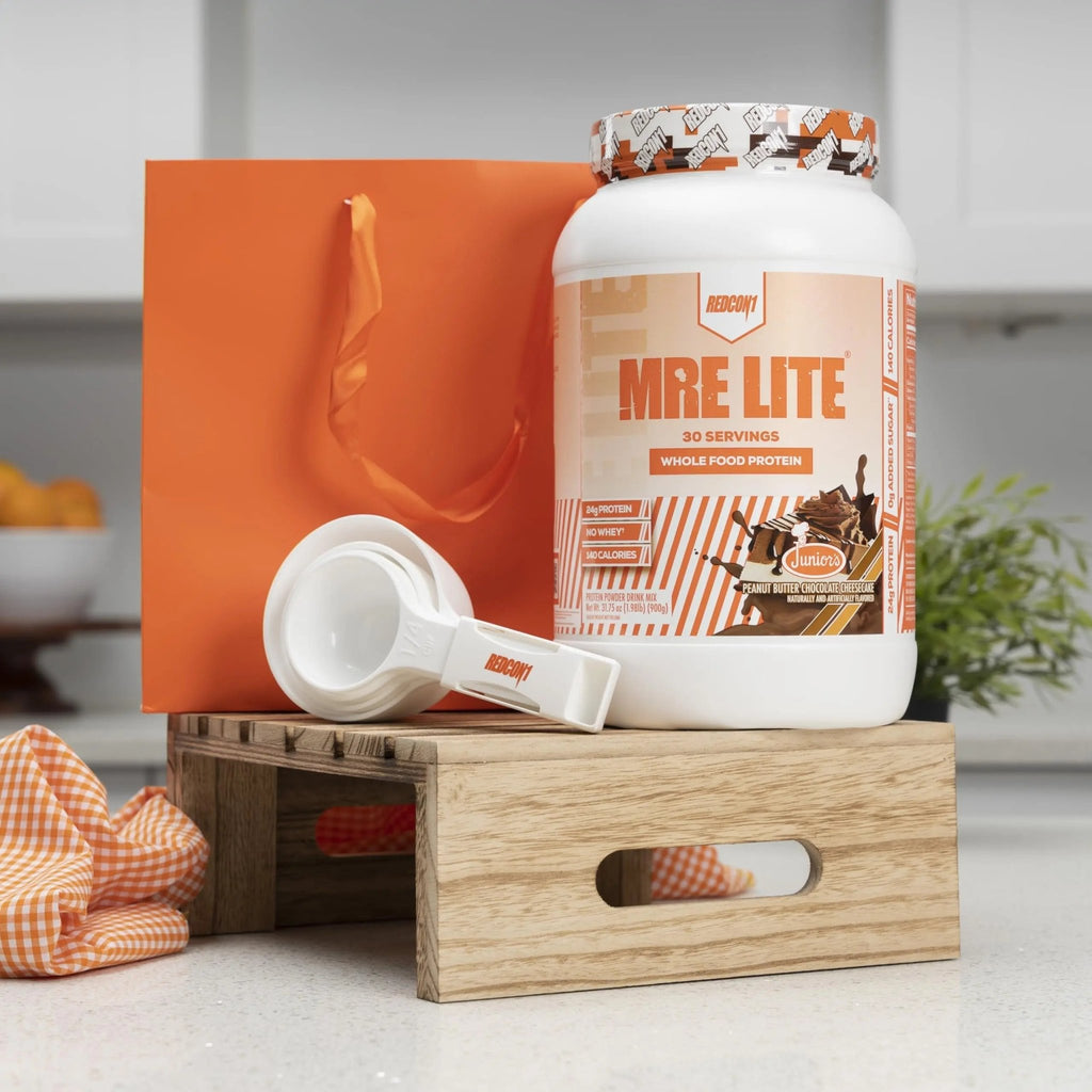 REDCON1 MRE Lite Whole Food Protein Powder, Juniors, Peanut Butter Chocolate - TrustMedUSA