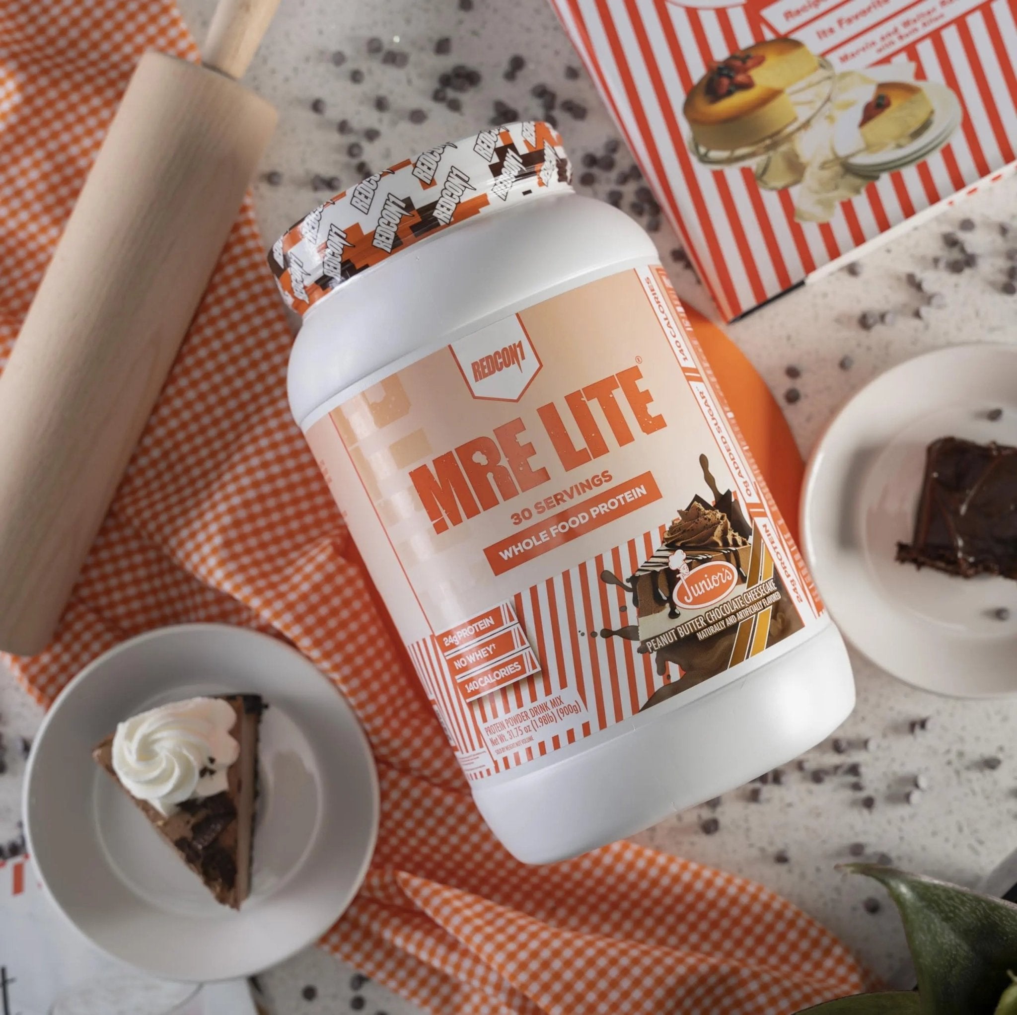 REDCON1 MRE Lite Whole Food Protein Powder, Juniors, Peanut Butter Chocolate - TrustMedUSA