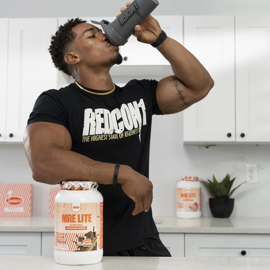 REDCON1 MRE Lite Whole Food Protein Powder, Juniors, Peanut Butter Chocolate - TrustMedUSA