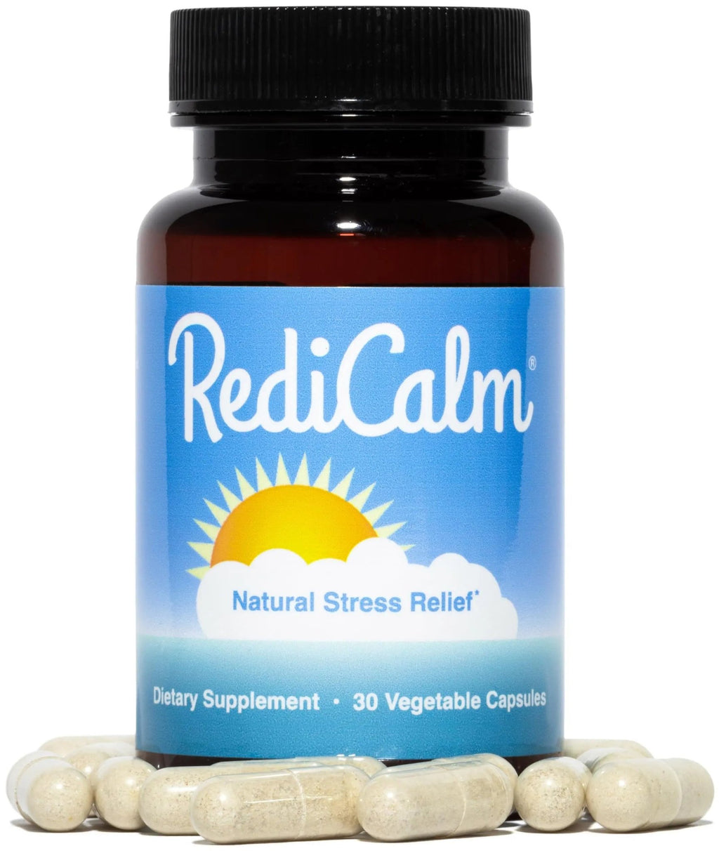 RediCalm - Natural Stress Relief Supplement - Non-GMO, Vegan, Gluten-Free - TrustMedUSA