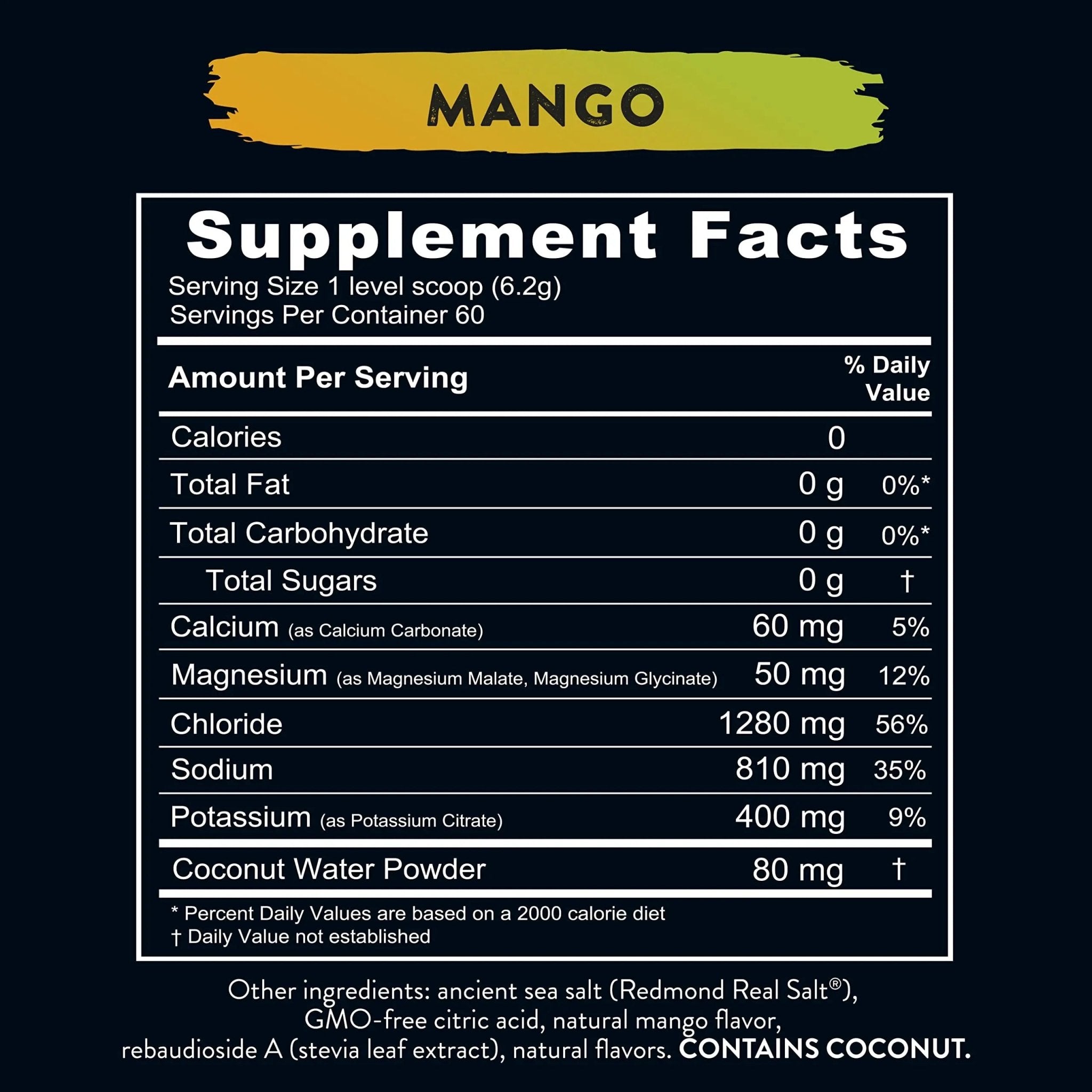 Redmond Re-Lyte Hydration Electrolyte Mix (Mango) - TrustMedUSA