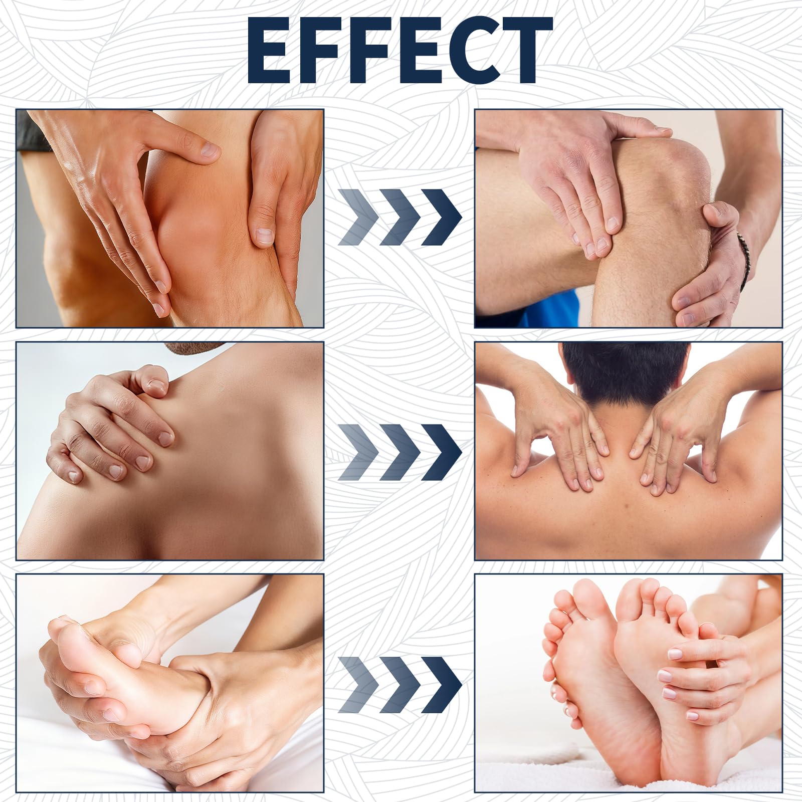 Relief Cream, Suitable for feet, Hands, Legs, Muscles, Joints and Waist, Mild & All Natural (2PCS) - TrustMedUSA