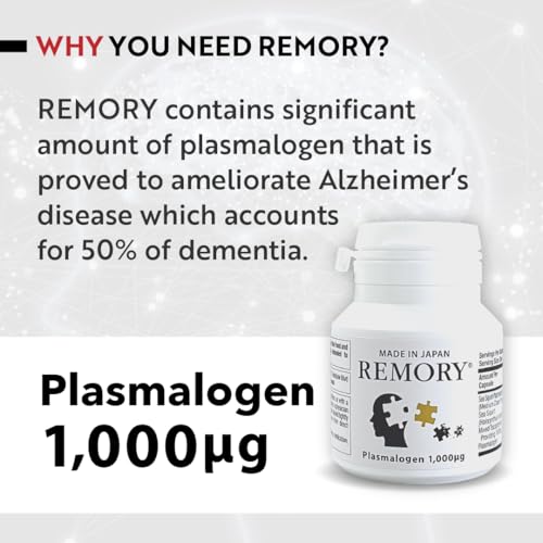REMORY Plasmalogen Sea Squirt Supplement - Brain Health Supplement - 30 Days Supply - TrustMedUSA
