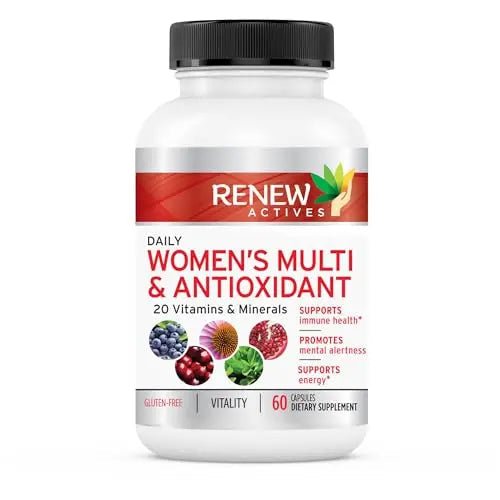 Renew Actives Women's Multi-Vitamin & Antioxidant: Daily Health Supplement for Woman - TrustMedUSA
