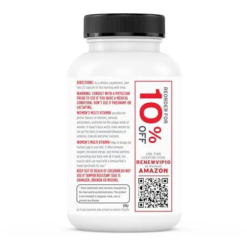 Renew Actives Women's Multi-Vitamin & Antioxidant: Daily Health Supplement for Woman - TrustMedUSA