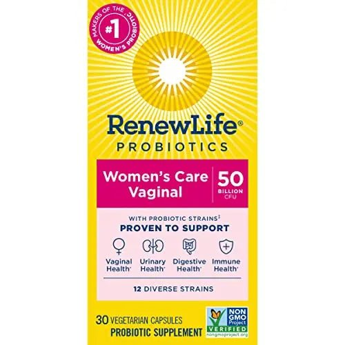Renew Life Women's Probiotic Capsules, 50 Billion CFU Guaranteed, Supports pH Balance - TrustMedUSA