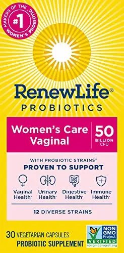 Renew Life Women's Probiotic Capsules, 50 Billion CFU Guaranteed, Supports pH Balance - TrustMedUSA
