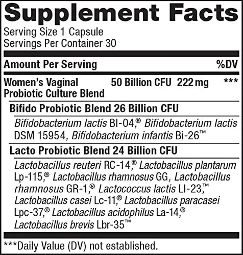 Renew Life Women's Probiotic Capsules, 50 Billion CFU Guaranteed, Supports pH Balance - TrustMedUSA