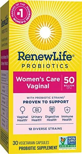 Renew Life Women's Probiotic Capsules, 50 Billion CFU Guaranteed, Supports pH Balance - TrustMedUSA