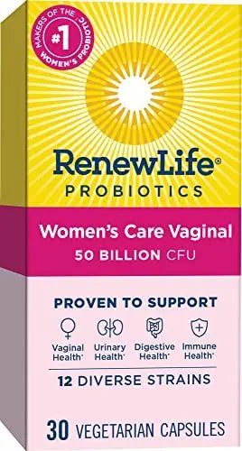 Renew Life Women's Probiotic Capsules, 50 Billion CFU Guaranteed, Supports pH Balance - TrustMedUSA