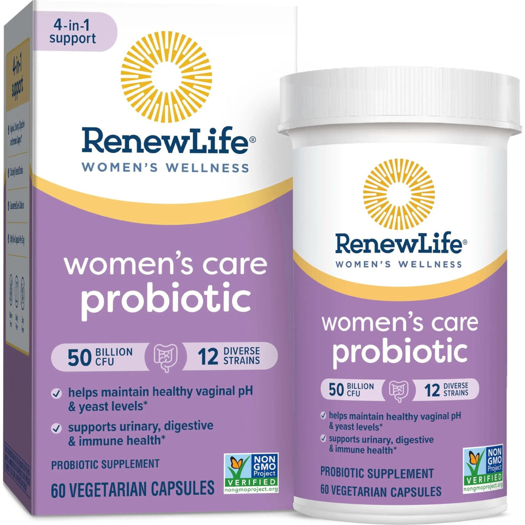 Renew Life Women's Probiotic Capsules, 50 Billion CFU Guaranteed, Supports Vaginal - TrustMedUSA