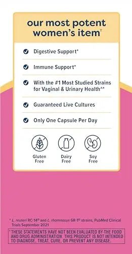 Renew Life Women's Probiotic Capsules, Supports pH Balance for Women, Vaginal - TrustMedUSA