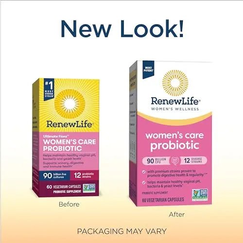 Renew Life Women's Probiotic Capsules, Supports pH Balance for Women, Vaginal - TrustMedUSA