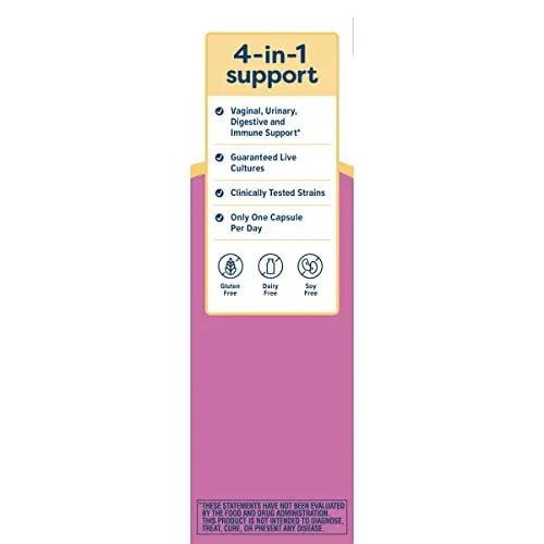 Renew Life Women's Probiotic Capsules, Supports pH Balance for Women, Vaginal, Urinary - TrustMedUSA