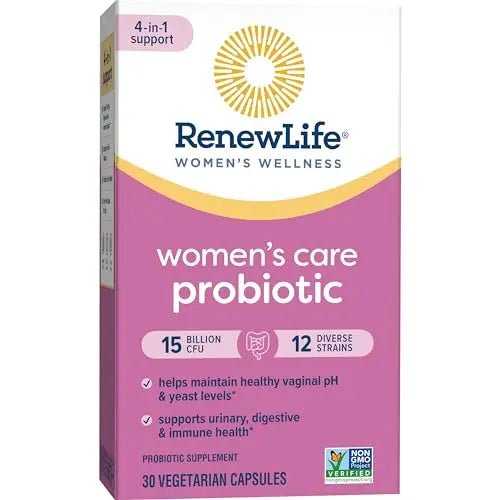Renew Life Women's Probiotic Capsules, Supports pH Balance for Women, Vaginal, Urinary - TrustMedUSA