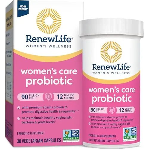 Renew Life Women's Probiotic Capsules, Supports Vaginal, Urinary, Digestive and Immune - TrustMedUSA