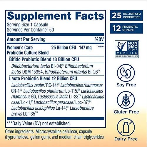 Renew Life Women’s Probiotic - Ultimate Flora Probiotic Women's Care, Shelf Stable - TrustMedUSA