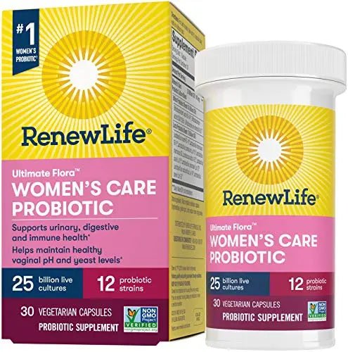 Renew Life Women’s Probiotic - Ultimate Flora Probiotic Women's Care, Shelf Stable - TrustMedUSA