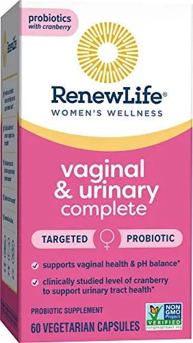 Renew Life Women's Wellness Vaginal and Urinary Probiotic and Cranberry Supplement - TrustMedUSA