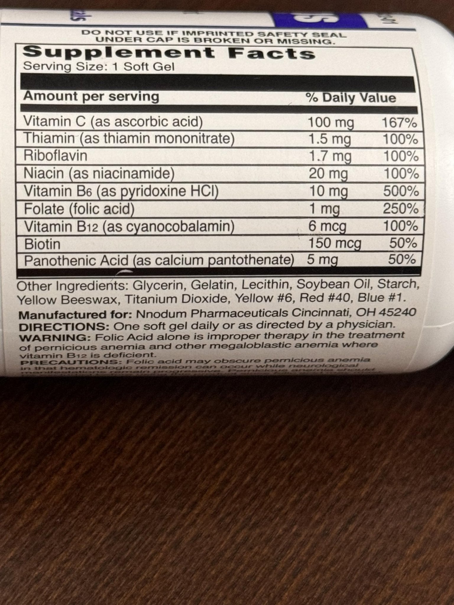 Reno Cap Softgel Capsules, Botanical Blend Formula, 60 Count - TrustMedUSA
