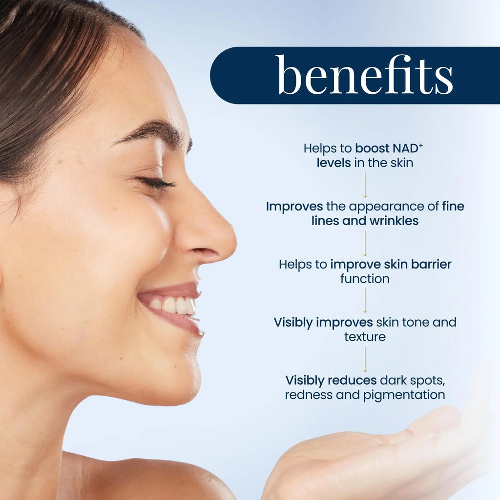 Renue Blue Methylene Blue Face Cream - Liposomal NAD+ Complex and Nutrients for Skin Rejuvenation, Deep Hydration, and Anti-Aging Support - TrustMedUSA