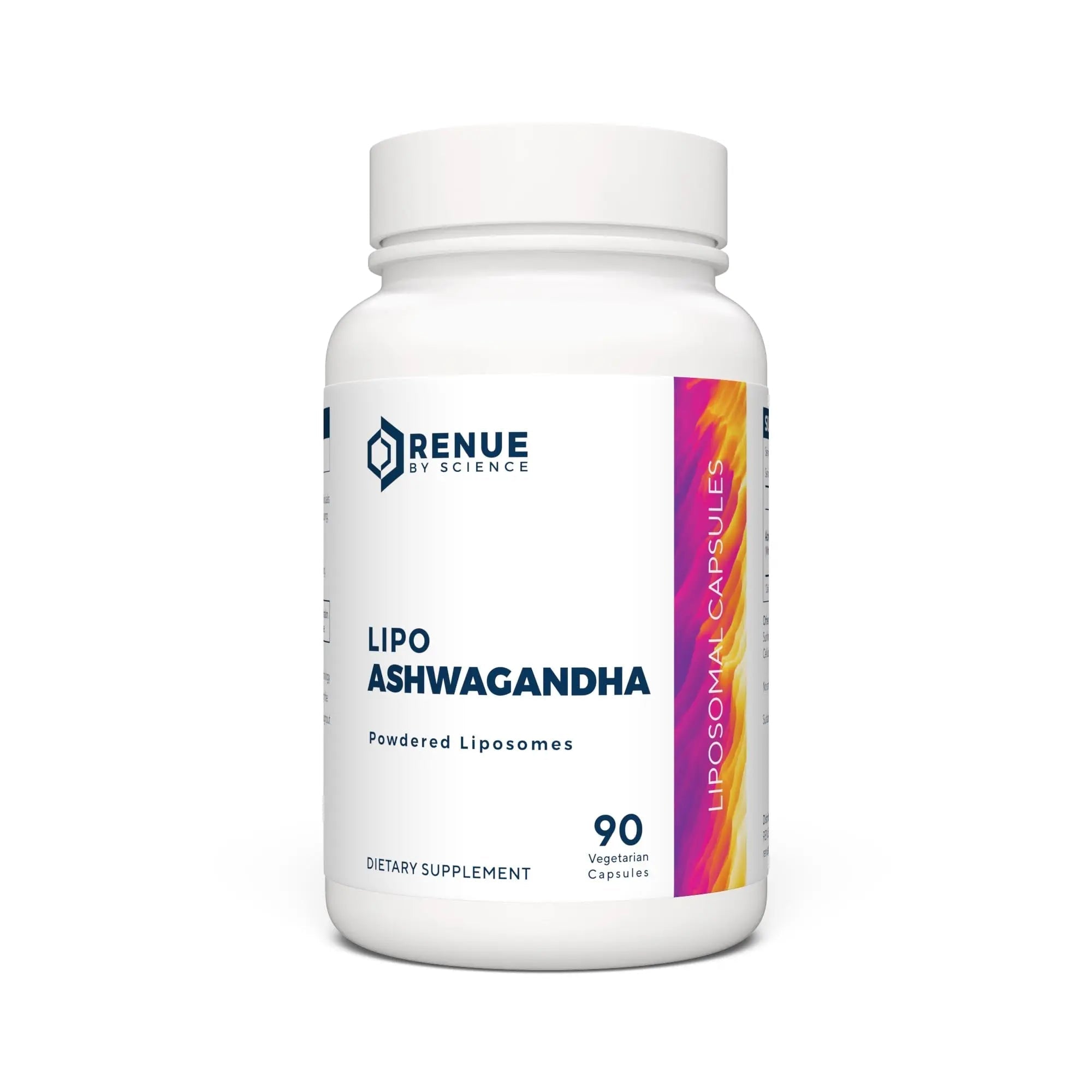 Renue By Science Ashwagandha | High Strength Liposomal Ashwagandha Supplements | 90 Ashwaganda Capsules - 200mg Ashwagandha per Serving | Non-GMO | Made in The USA Third-Party Tested - TrustMedUSA