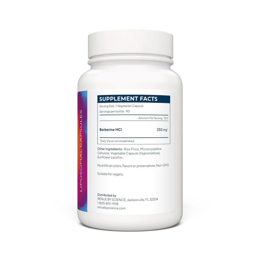 Renue By Science Berberine | 90 Berberine Supplement Capsules - 250mg Berberine per Serving | Bioavailable Formula for Increased Absorption | Non-GMO & Allergen Free | Manufactured in The USA - TrustMedUSA