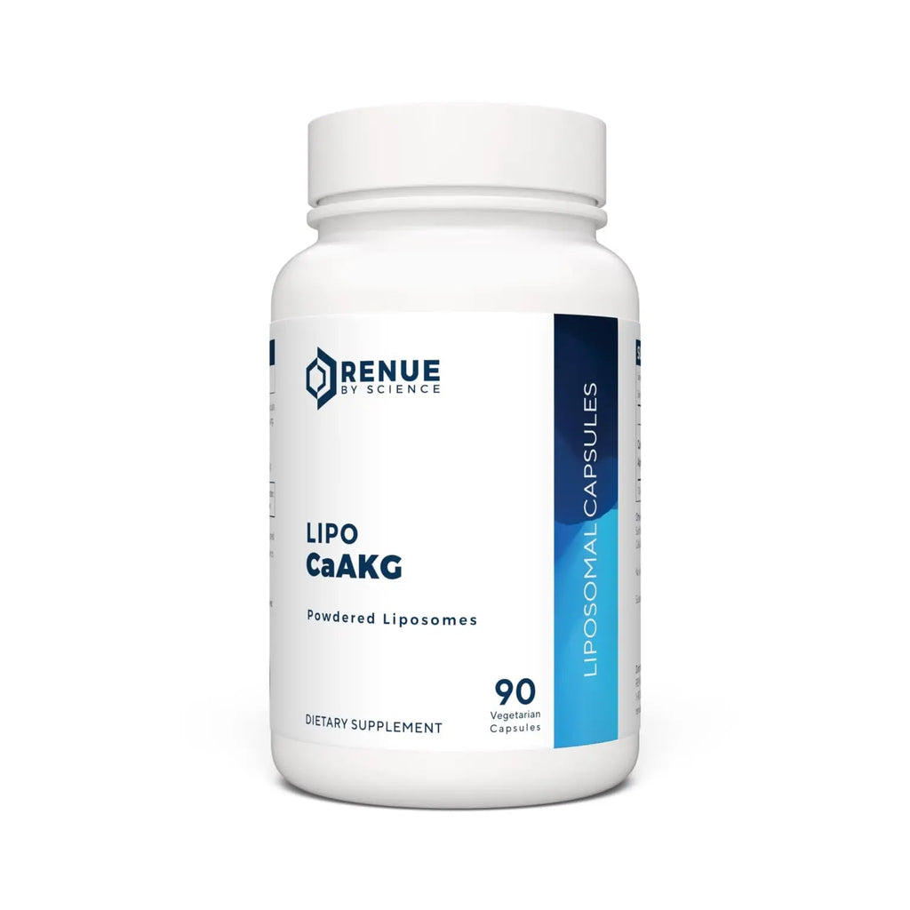 RENUE by SCIENCE CA AKG Supplement | High Strength Liposomal Calcium AKG | 90 Calcium Alpha-Ketoglutarate Capsules - 300mg CA AKG per Serving CA-AKG Supplement | Non-GMO & Made in The USA - TrustMedUSA