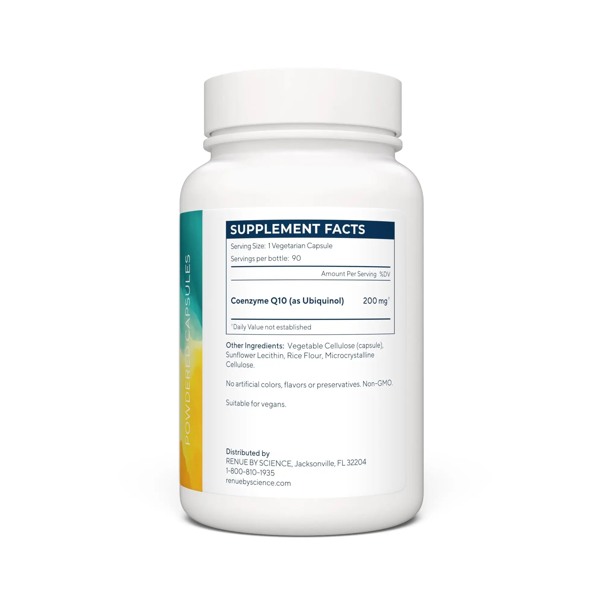 Renue By Science CoQ10 - Coenzyme Q10 as Ubiquinol CoQ10 | High Strength Liposomal CoQ10 200mg Supplement | 90 Co Q10 Capsules | Non-GMO & Allergen Free | Made in The USA Third-Party Tested - TrustMedUSA